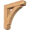 Ekena Millwork Thorton Craftsman Smooth Bracket w/ Offset Brace, Western Red Cedar, 7 1/2"W x 34"D x 34"H BKT0806X34X34THR04SWR - alternate 1